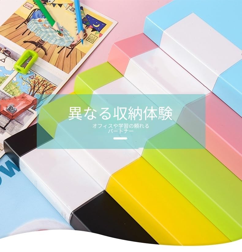Amazon | DingGuaGua A2/A3サイズ対応ポスターファイル30ポケット収納